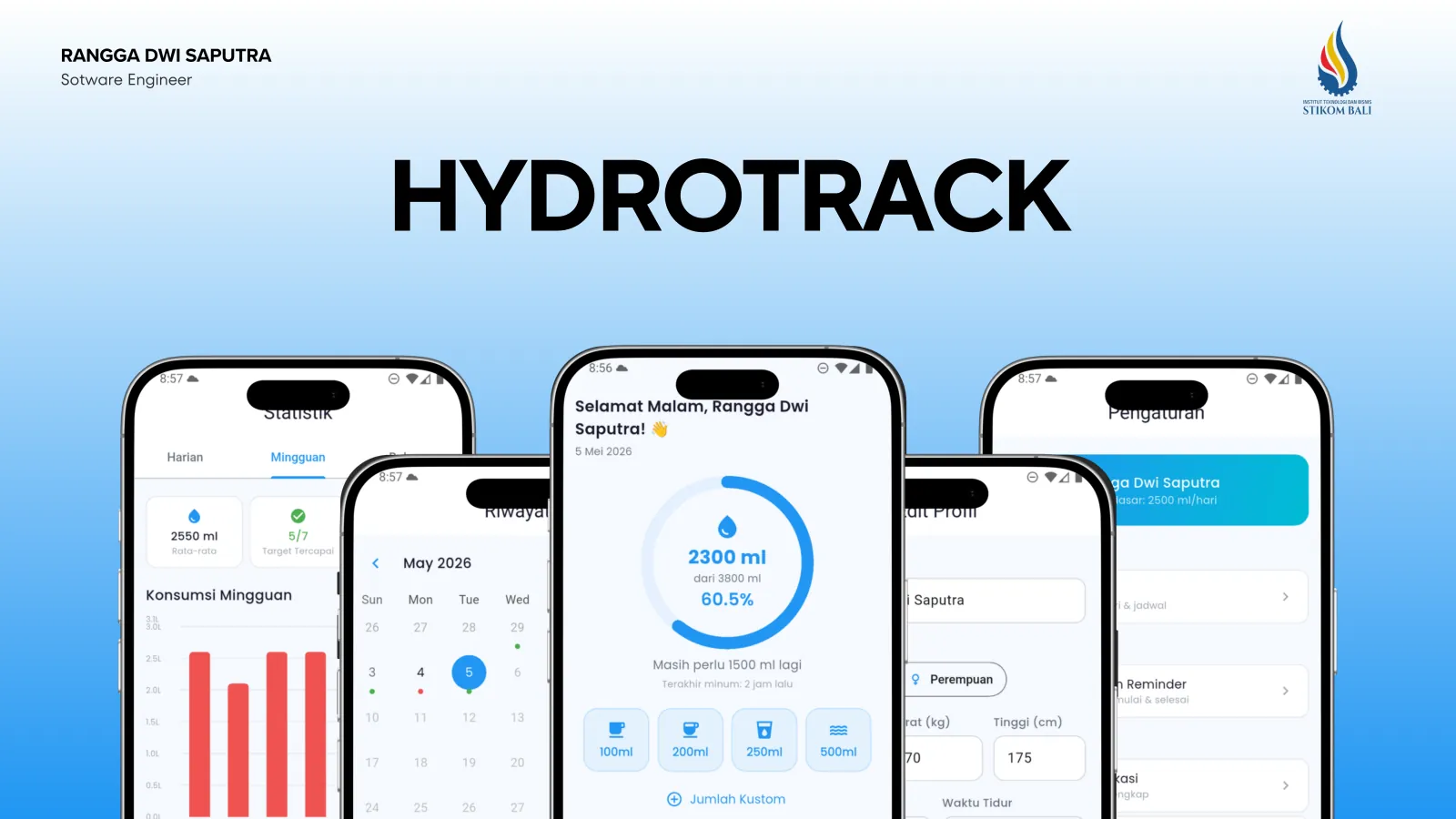 HydroTrack Mobile App